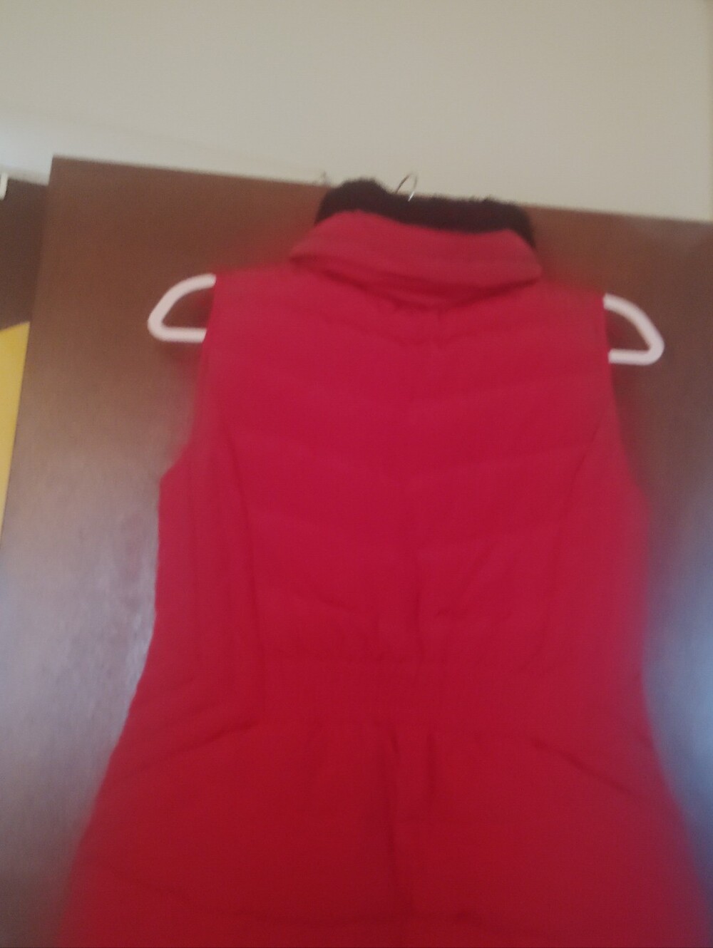TALBOTS Faux Fur Trim Down Vest - XS - Picture 9 of 10
